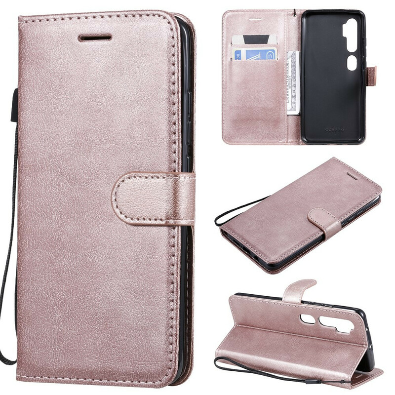 Xiaomi Mi Note 10 / Note 10 Pro Custodia con cinturino in pelle