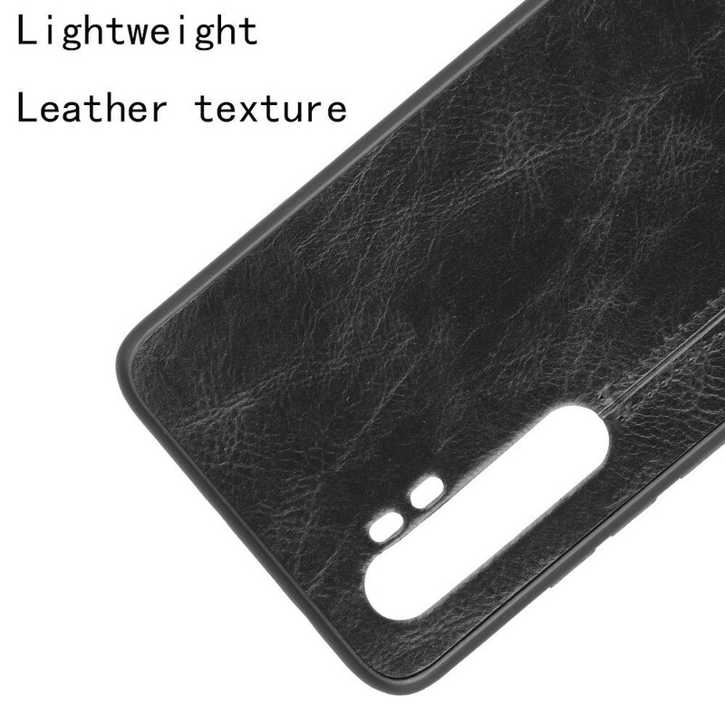 Xiaomi Mi Note 10 Lite Custodia in pelle effetto cuciture