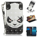 Sony Xperia L4 Custodia con cinturino con panda arrabbiato