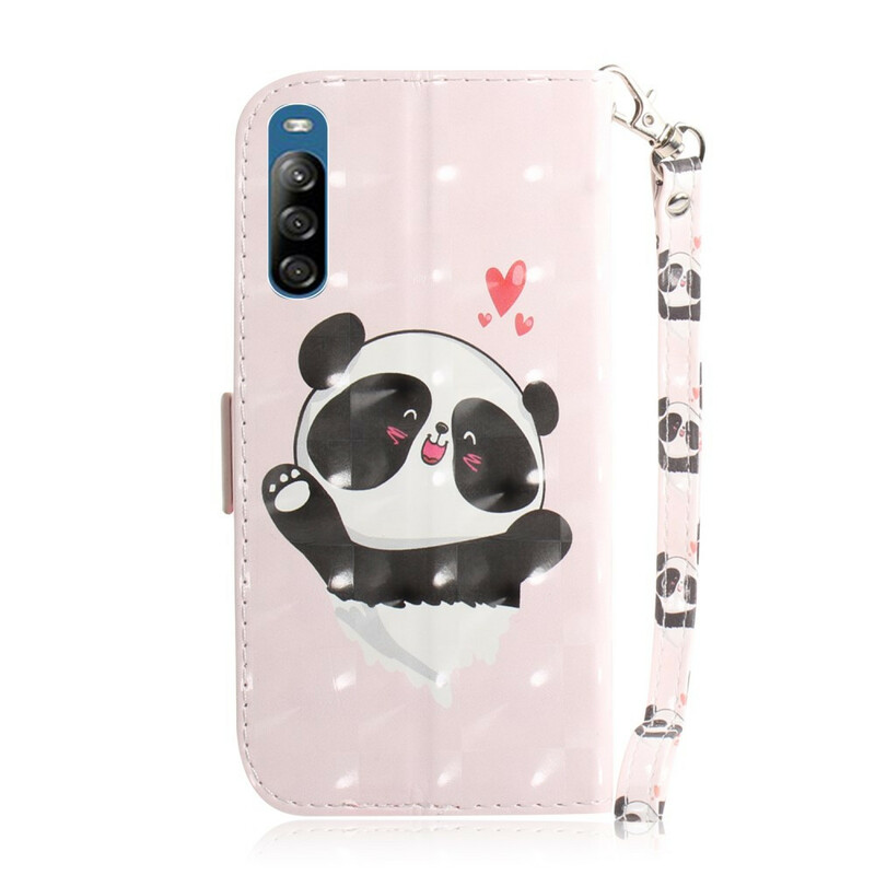 Sony Xperia L4 Panda Love Strap Custodia