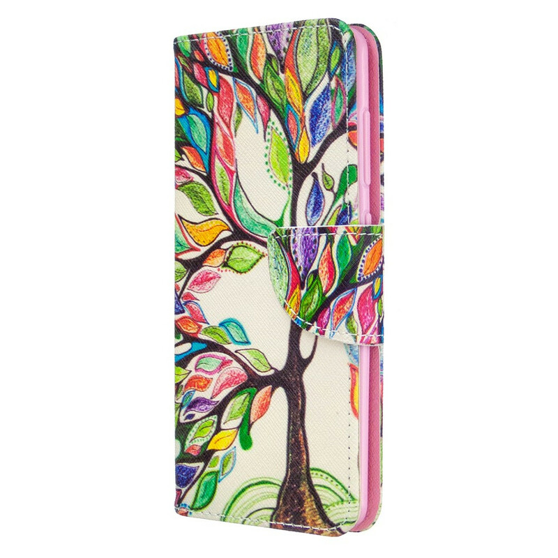 Custodia Samsung Galaxy A41 Albero colorato