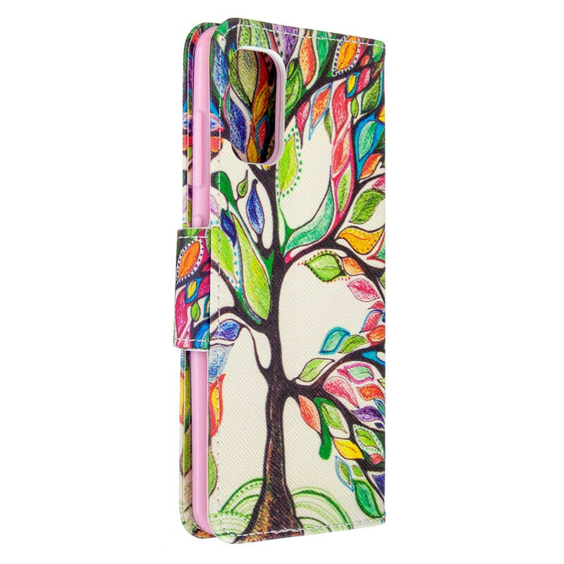 Custodia Samsung Galaxy A41 Albero colorato