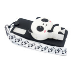 Custodia Samsung Galaxy A41 3D Panda con cinturino a moschettone