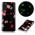 Samsung Galaxy A41 Custodia Serie Floralies Fluorescente