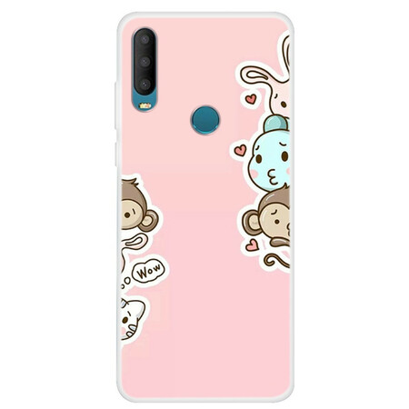 Coprire Alcatel 1S Animali Wow