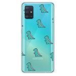 Custodia per Samsung Galaxy A51 Dinosauri