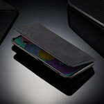 Flip Cover Samsung Galaxy A51 LC.IMEEKE effetto pelle