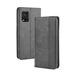 Flip Cover Xiaomi Mi 10 Lite effetto pelle elegante