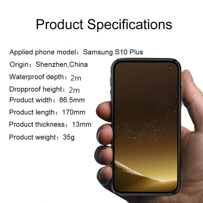 Samsung Galaxy S10 Plus Custodia impermeabile REDPEPPER