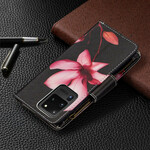 Custodia per Samsung Galaxy S20 Ultra con tasca con cerniera a fiore