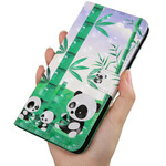 Custodia per Samsung Galaxy A21s Panda Family