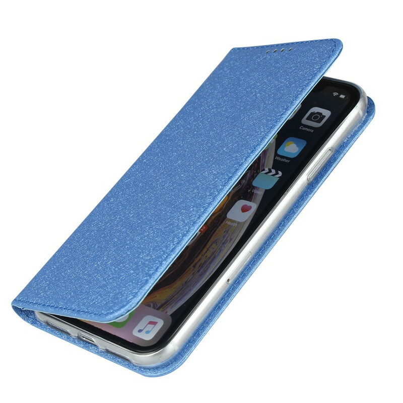 Flip Cover iPhone XR Style in pelle morbida con cinturino