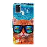Custodia Samsung Galaxy A21s Cat Live It Strap