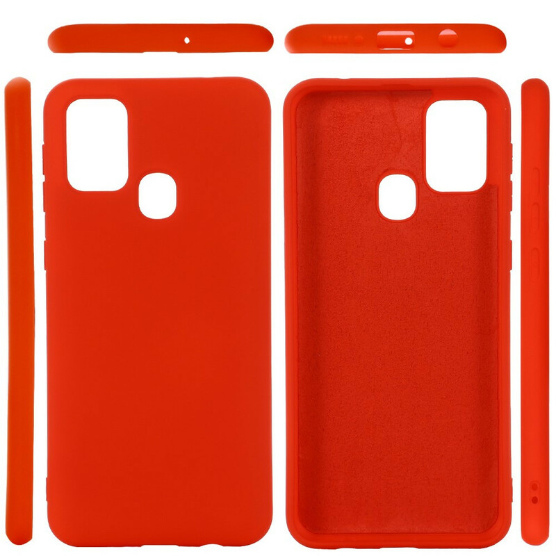 Custodia in silicone liquido per Samsung Galaxy A21s