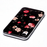 Custodia per iPhone XR Serie Floralies Fluorescente
