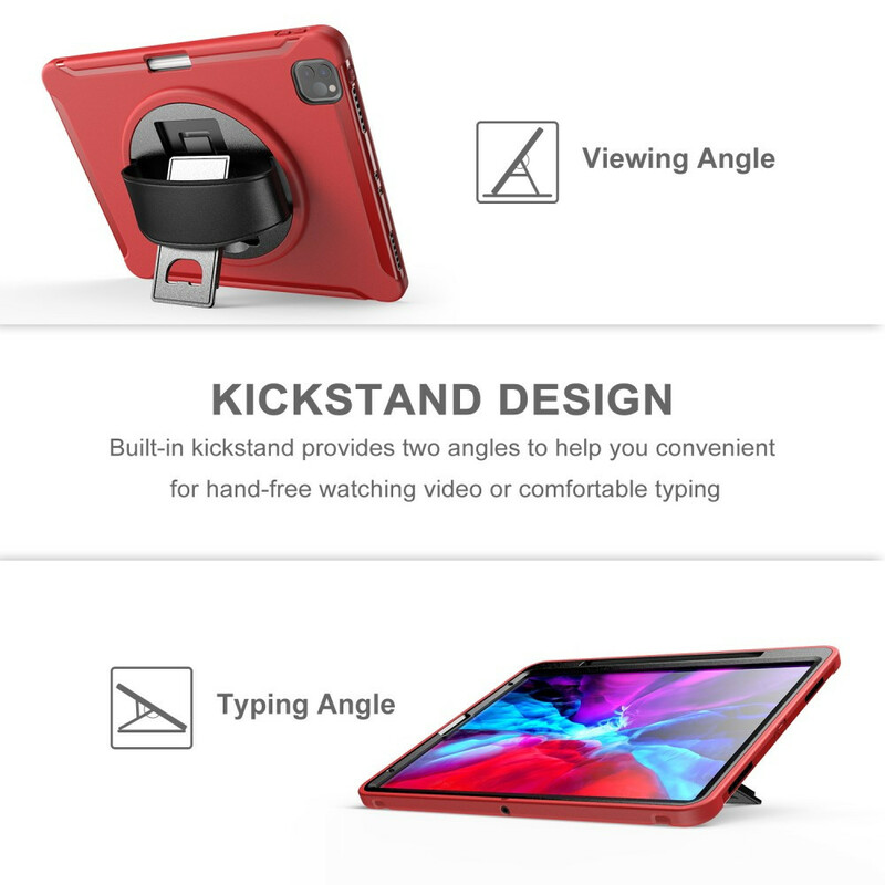 Custodia per iPad Pro 12,9" (2020) / (2018) Impugnatura a 360°