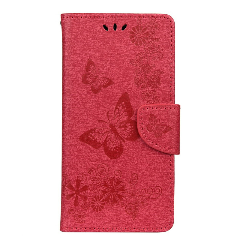 Custodia Huawei P smart 2020 Splendide Farfalle con Cinturino Custodia Huawei P smart 2020 Splendide Farfalle con Cinturino