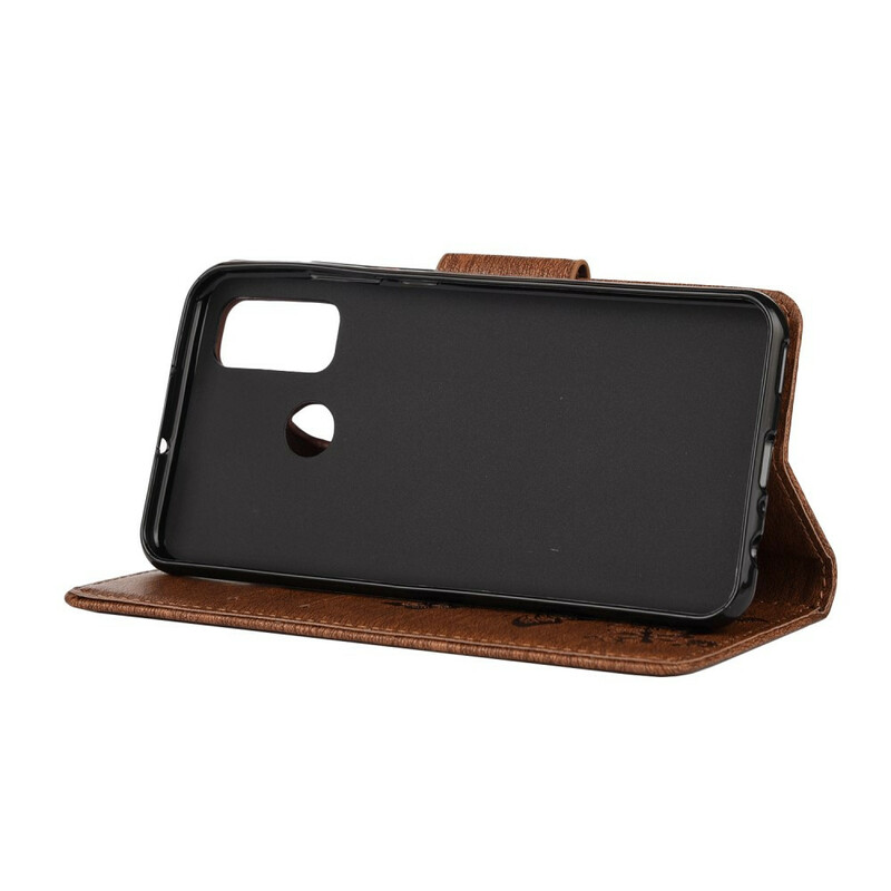 Custodia Huawei P smart 2020 Splendide farfalle con cinturino