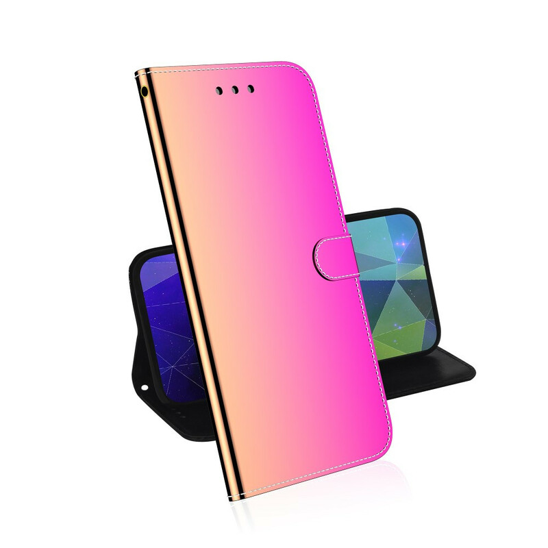 Xiaomi Redmi 9 Custodia in finta pelle Cover a specchio