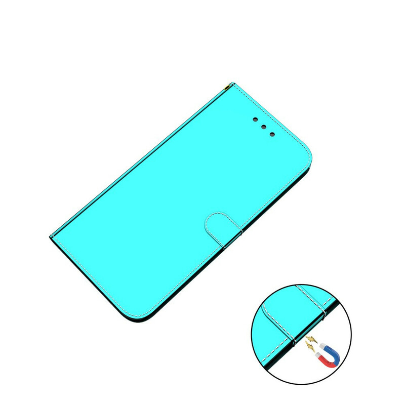 Xiaomi Redmi 9 Custodia in finta pelle Cover a specchio