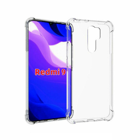 Xiaomi Redmi 9 Guscio trasparente angoli rinforzati