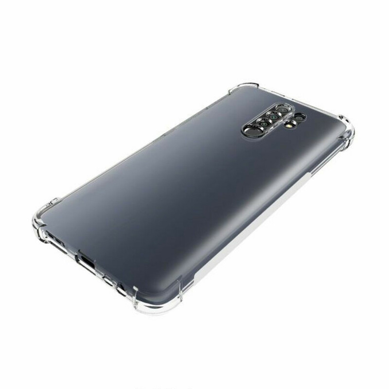 Xiaomi Redmi 9 Guscio trasparente angoli rinforzati