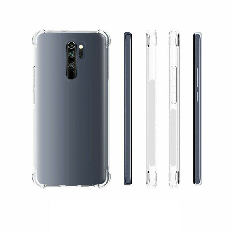 Xiaomi Redmi 9 Guscio trasparente angoli rinforzati