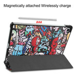 Custodia smart Samsung Galaxy Tab S6 Lite Graffiti Fun