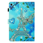 Samsung Galaxy Tab S6 Lite CustodiaTorre Eiffel Diamante