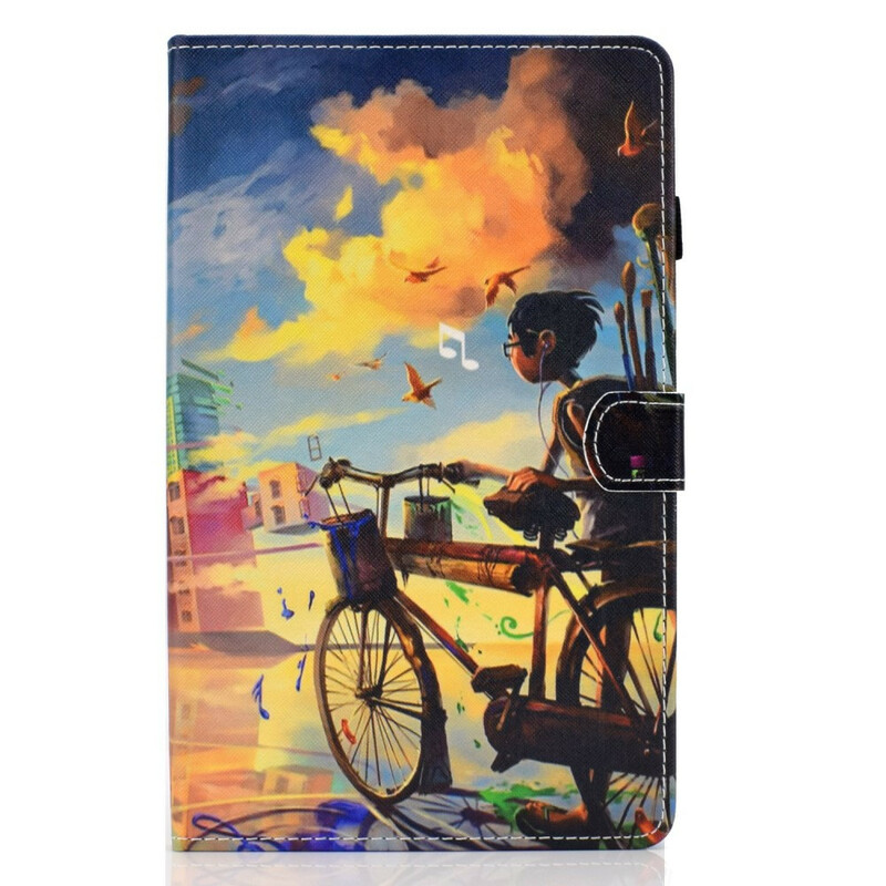 Samsung Galaxy Tab S6 Lite Custodia per bicicletta Art