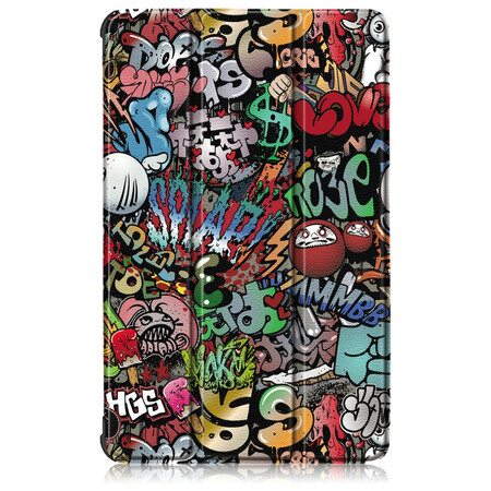 Custodia smart per Samsung Galaxy Tab S6 Lite Graffiti rinforzata