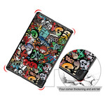 Custodia smart per Samsung Galaxy Tab S6 Lite Graffiti rinforzata