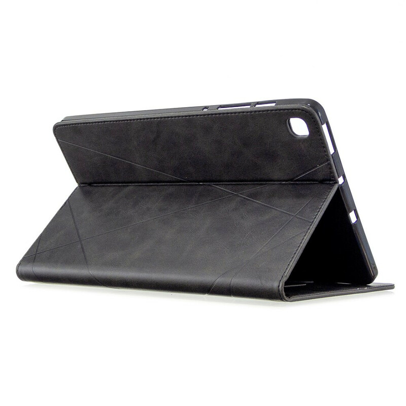 Custodia in pelle effetto geometrico per Samsung Galaxy Tab S6 Lite