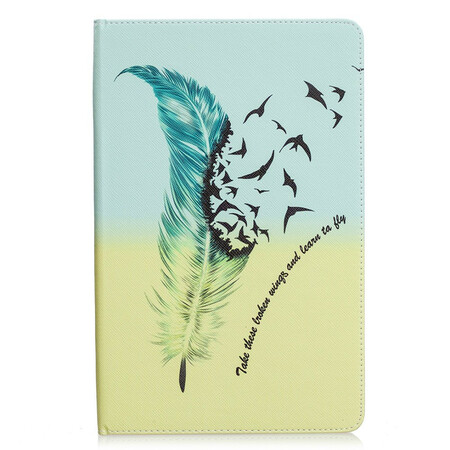 Samsung Galaxy Tab S6 Lite Custodia Feather Imparare a volare
