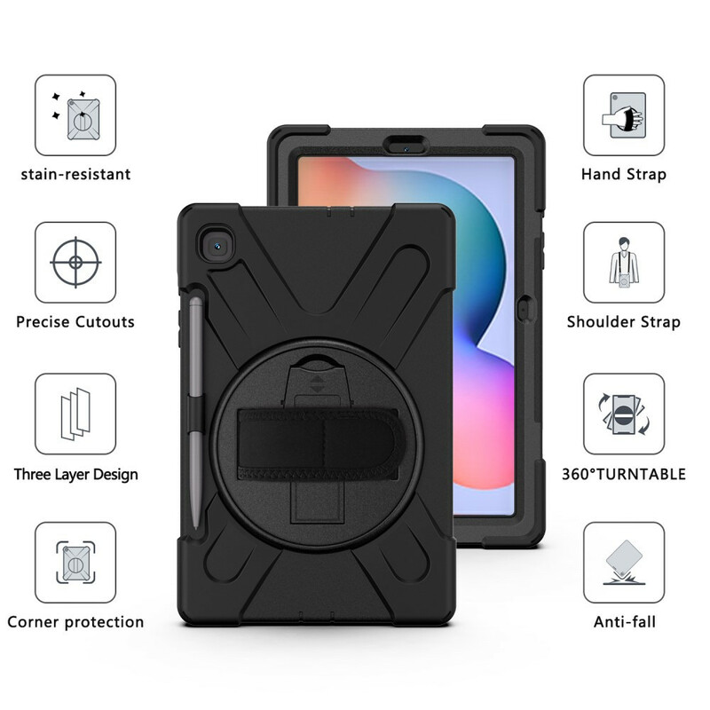 Samsung Galaxy Tab S6 Lite Utra Custodia rigida con cinturino Samsung Galaxy Tab S6 Lite Utra Custodia rigida con cinturino
