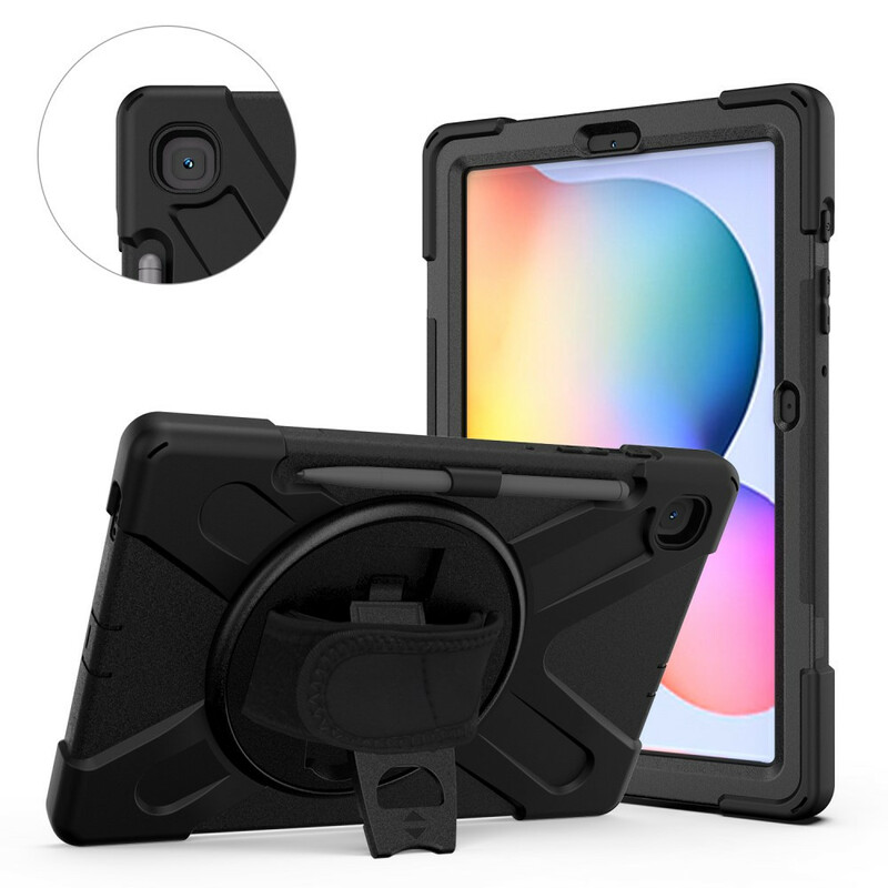 Samsung Galaxy Tab S6 Lite Custodia resistente agli urti con cinturino Samsung Galaxy Tab S6 Lite Custodia resistente agli urti con cinturino