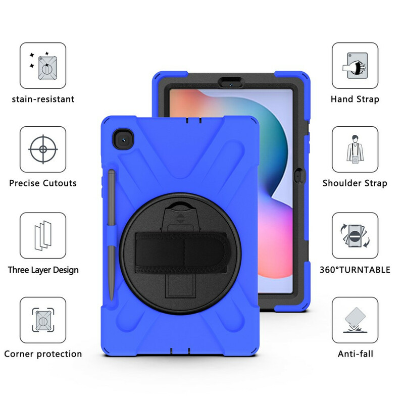 Samsung Galaxy Tab S6 Lite Utra Custodia rigida con cinturino Samsung Galaxy Tab S6 Lite Utra Custodia rigida con cinturino