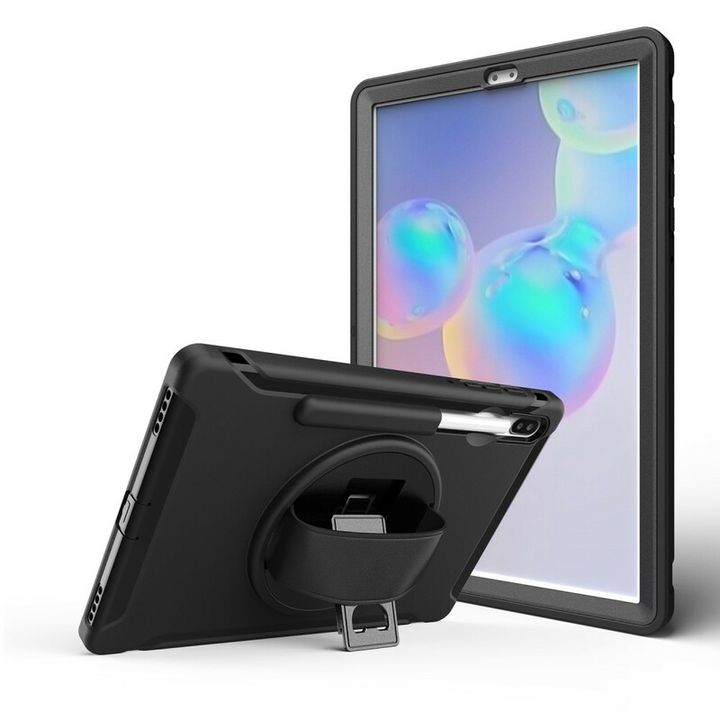 Custodia a tripla protezione per Samsung Galaxy Tab S6 con cinturino e supporto