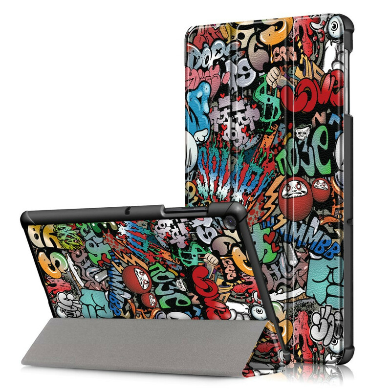 Smart Case Samsung Galaxy Tab S5e Graffiti Rinforzato