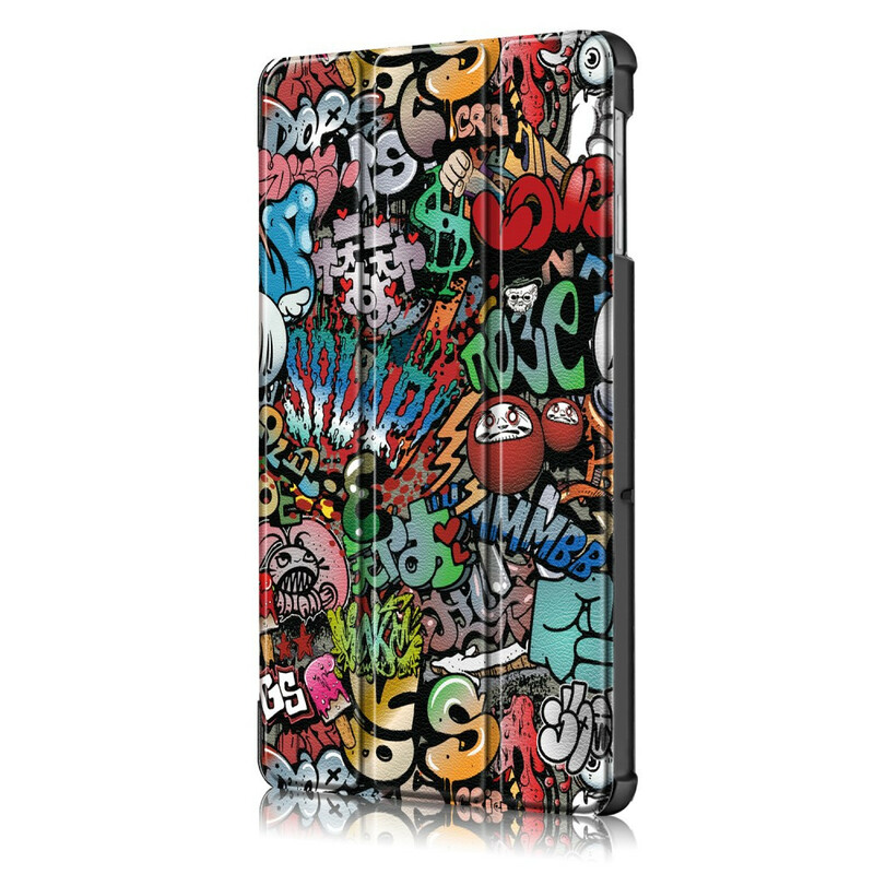 Smart Case Samsung Galaxy Tab S5e Graffiti Rinforzato