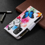 Custodia per Samsung Galaxy S10 Lite con tasca con cerniera a farfalla