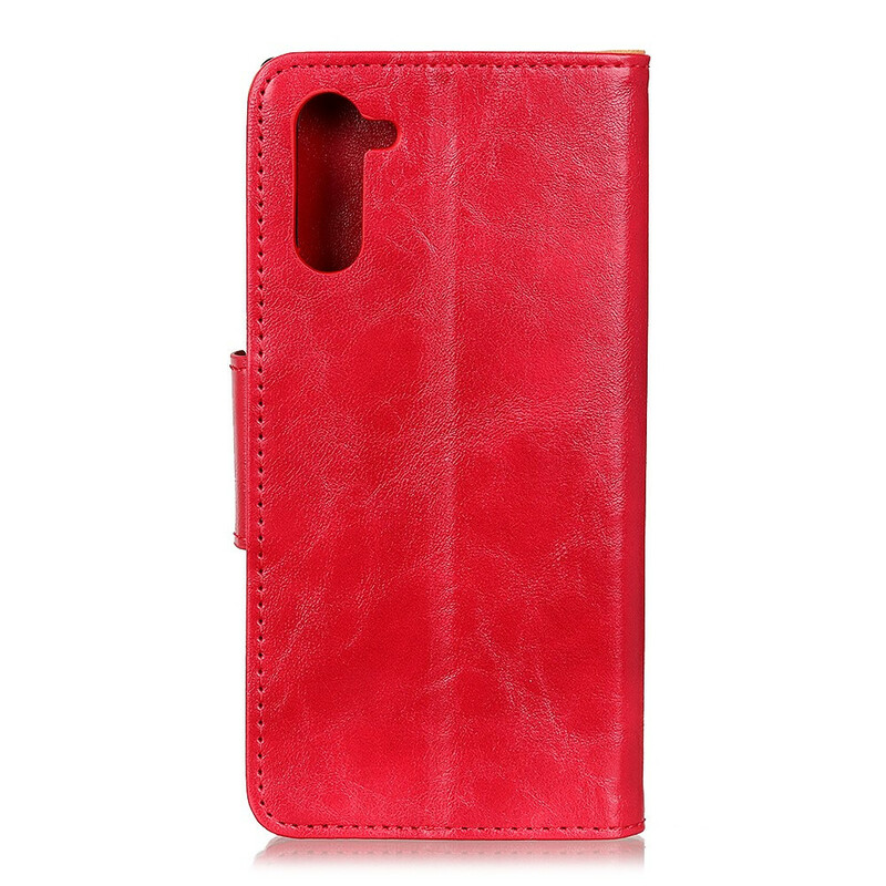 OnePlus Nord Custodia in pelle divisa con chiusura reversibile