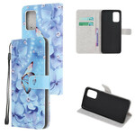 Samsung Galaxy Note 20 Diamond Butterfly Strap Custodia