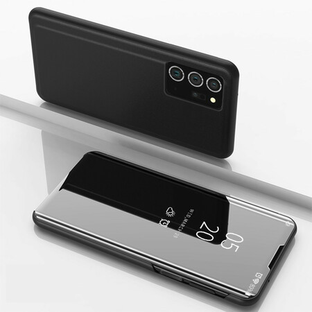 Coprire Samsung Galaxy Note 20 Specchio e pelle Simiii