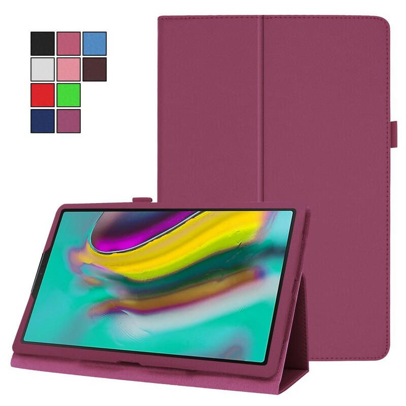 Samsung Galaxy Tab A 10.1 (2019) 2 Flaps Custodia in ecopelle Lychee