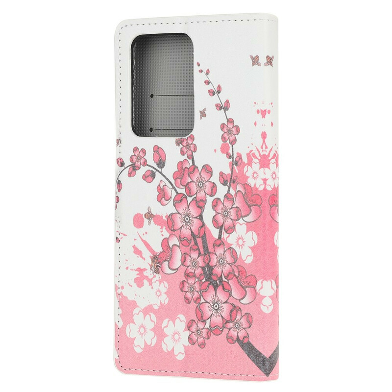 Custodia Samsung Galaxy Note 20 Ultra Tropical Flowers