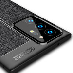 Samsung Galaxy Note 20 Custodia ultra flessibile con texture in fibra di carbonio