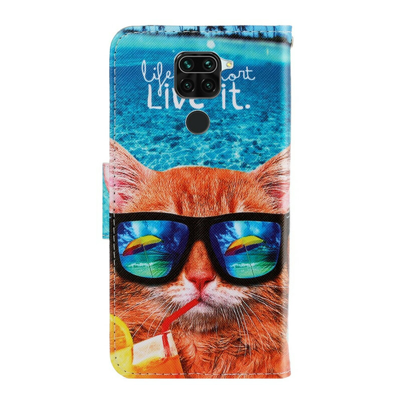 Xiaomi Redmi Note 9 Cat Live It Custodia con cinturino