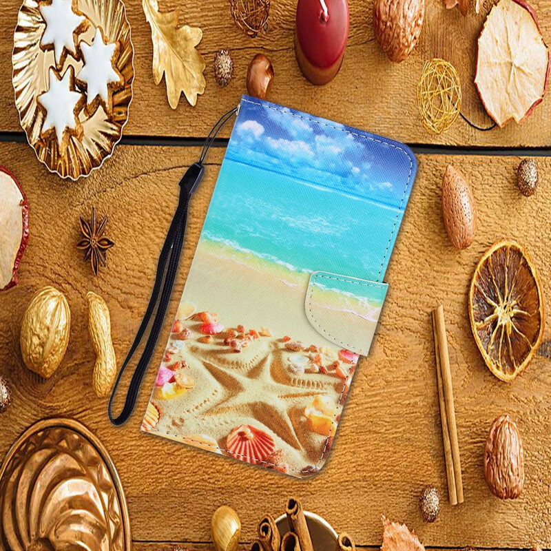 Xiaomi Redmi Note 9 Custodia con cinturino da spiaggia