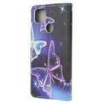 Custodia Xiaomi Redmi 9C Neon Butterfly